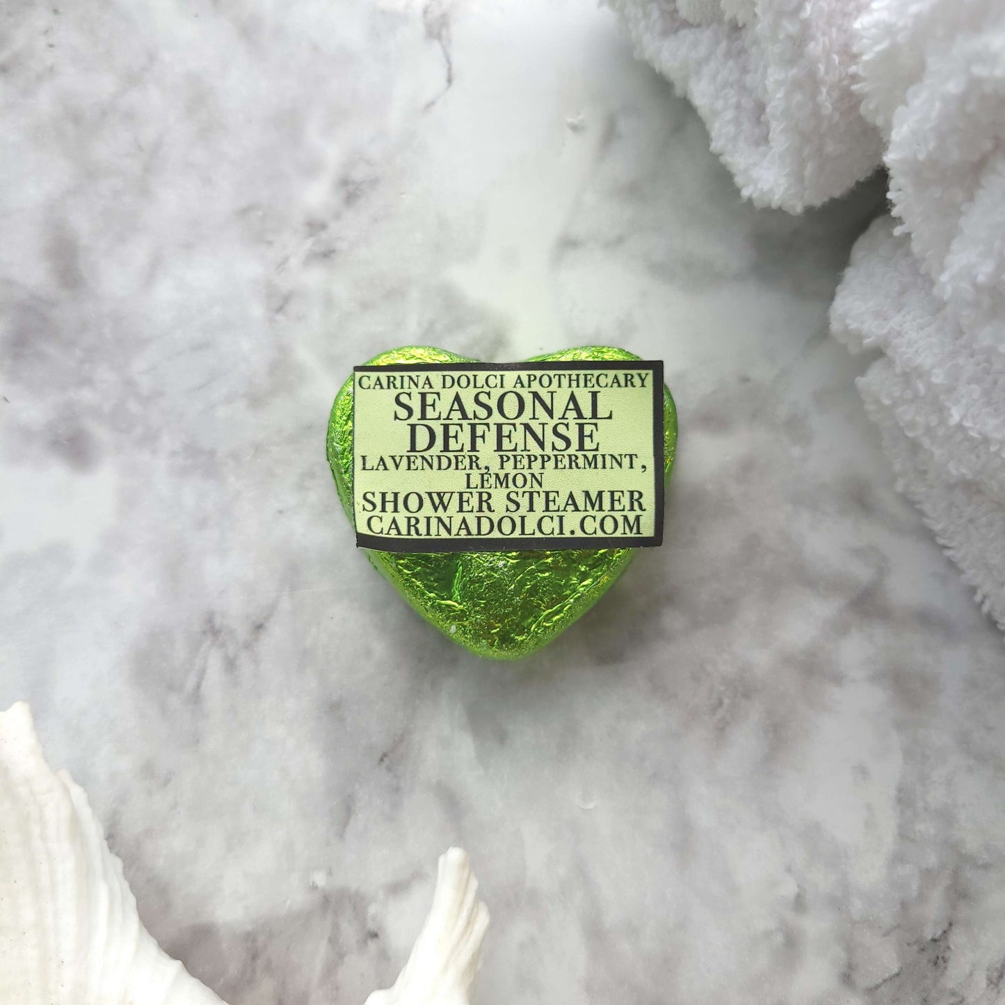 Seasonal Defense | Aromatherapy Shower Steamer | 100% Pure Essential Oil image 0