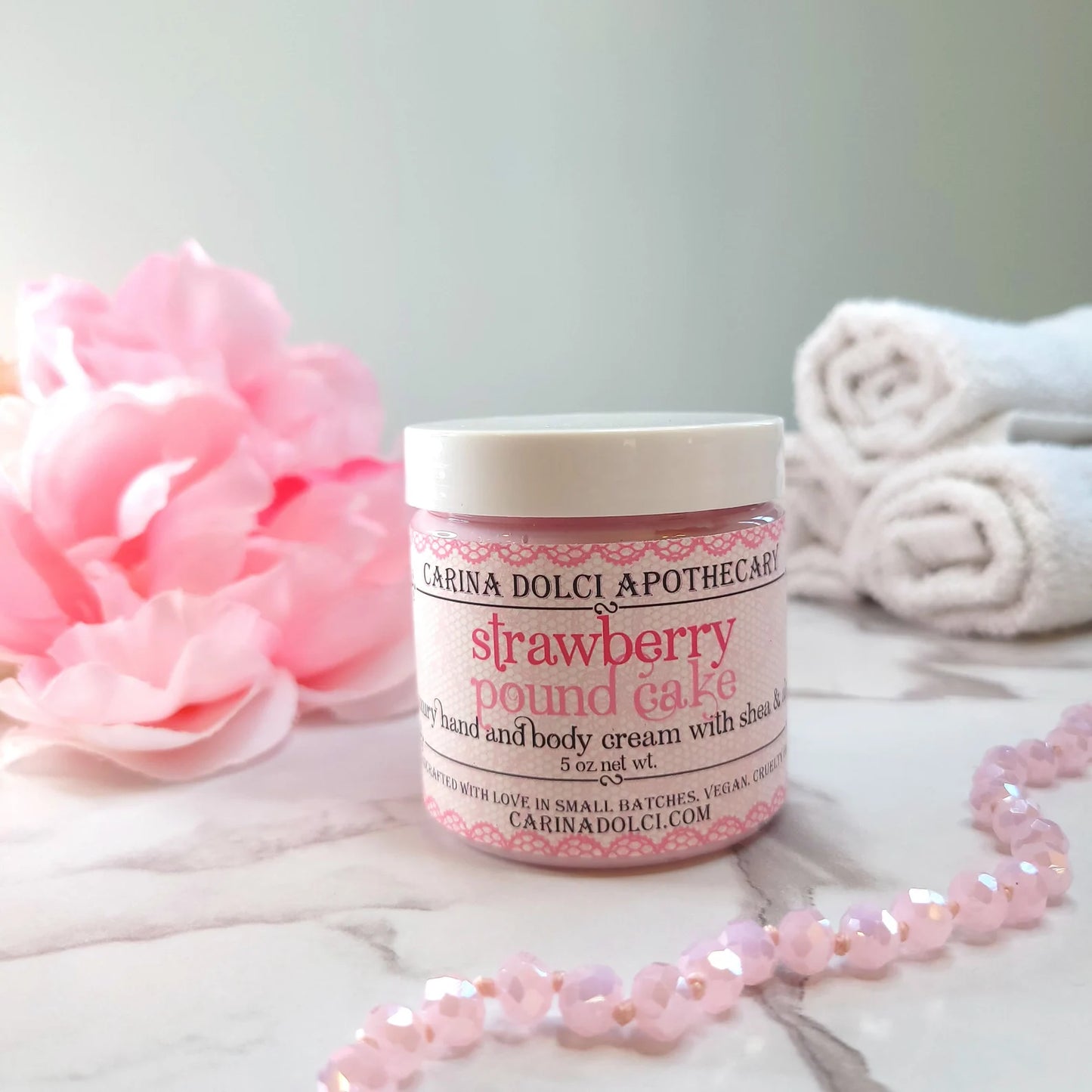 Strawberry Pound Cake | Luxury Hand and Body Cream image 0