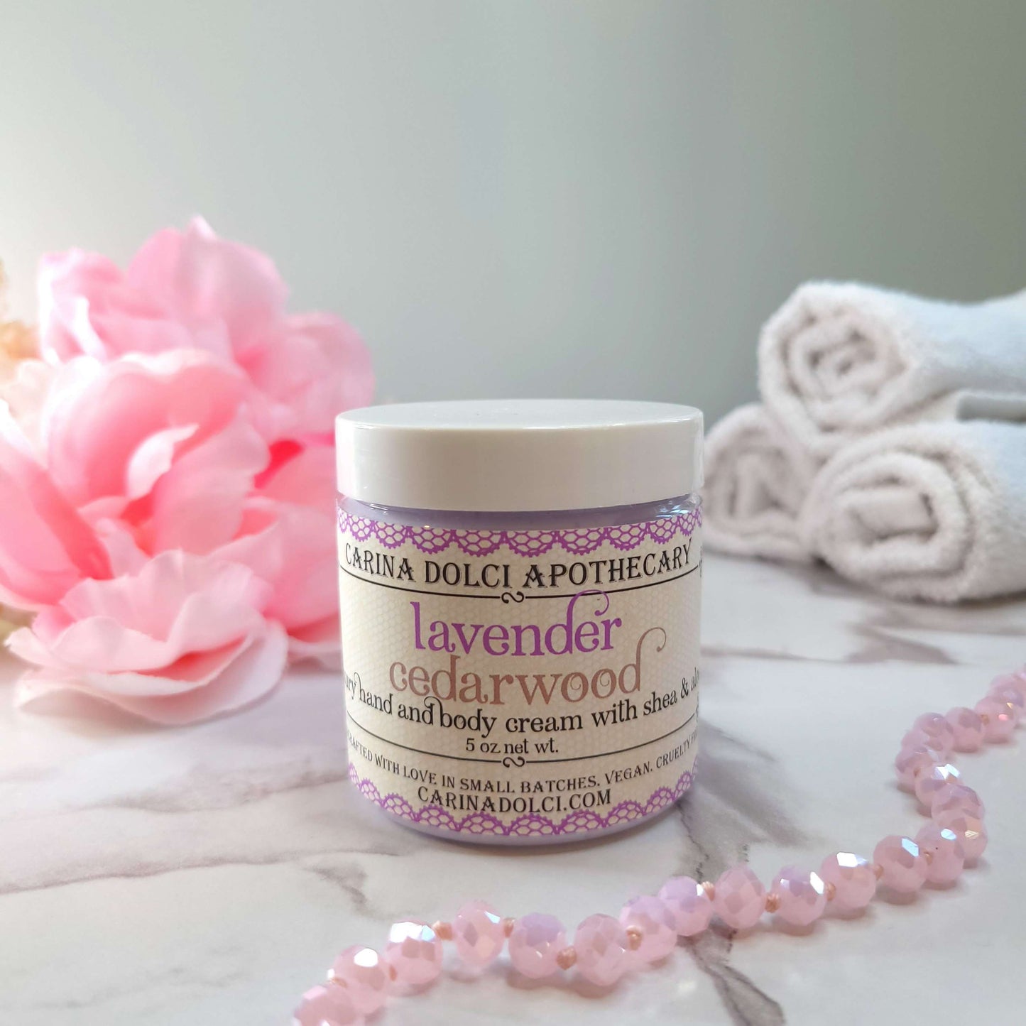 Lavender Cedarwood | Luxury Hand and Body Cream image 0