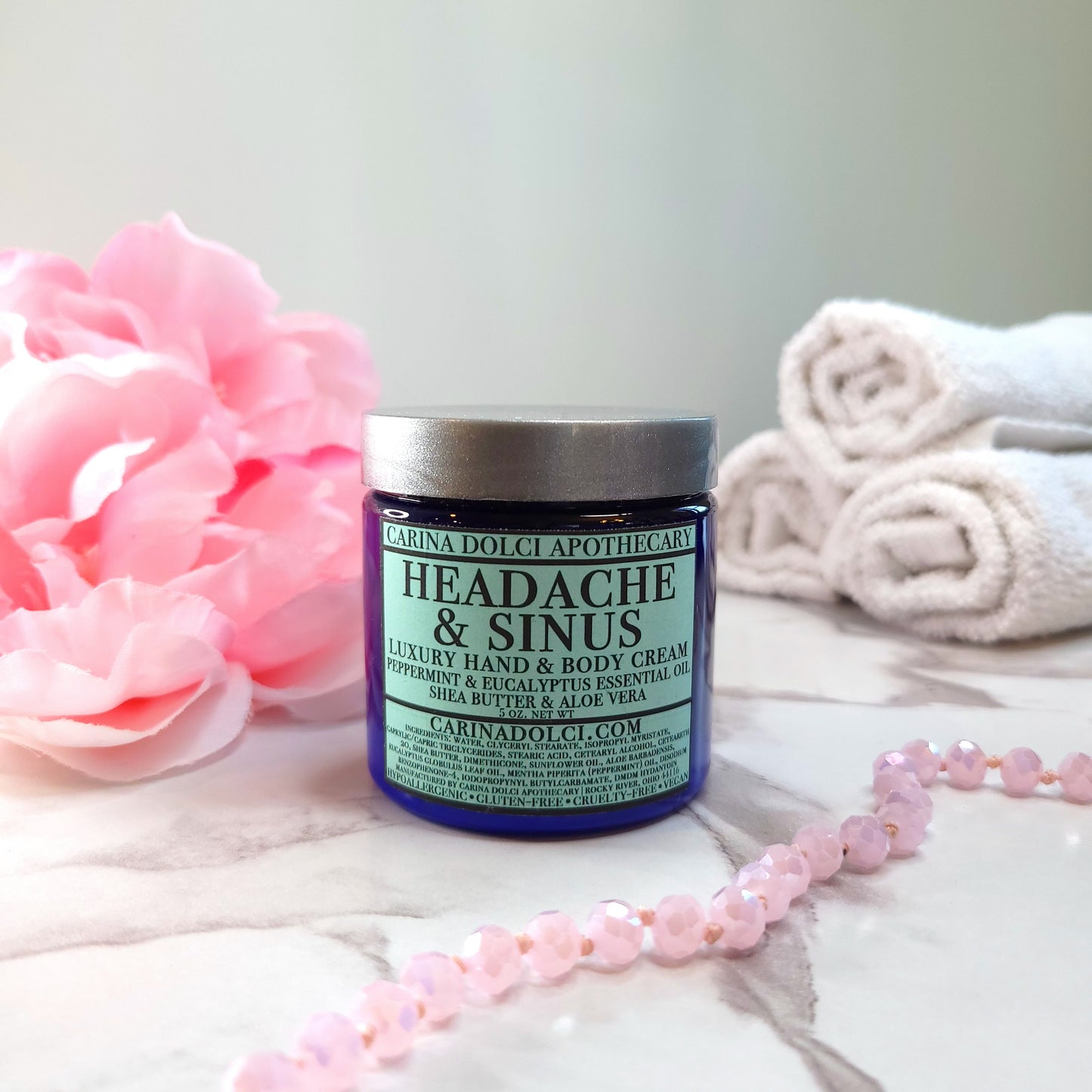 Headache & Sinus | Aromatherapy Cream | 100% Pure Essent image 0