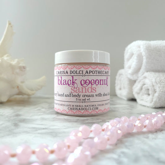 Black Coconut Sands | Luxury Hand and Body Cream image 0
