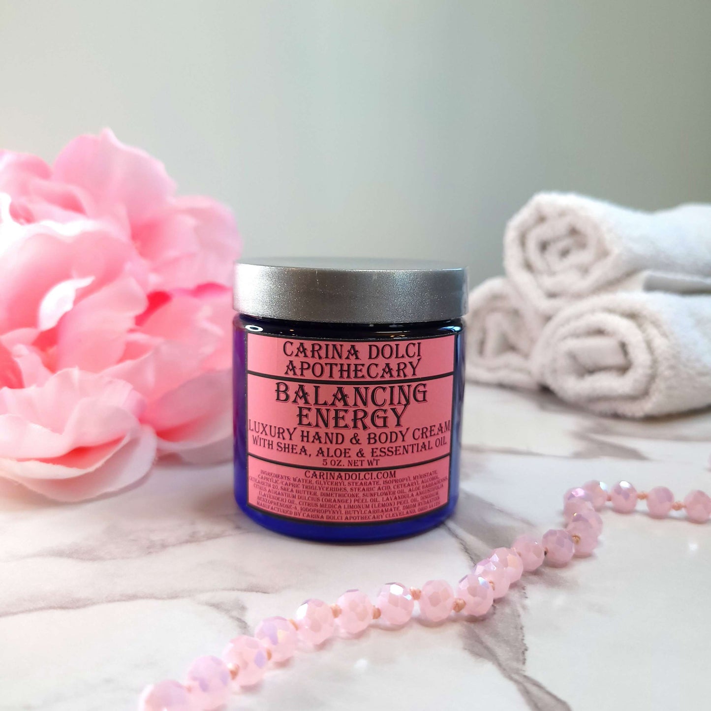 Balancing Energy | Aromatherapy Cream | 100% Pure Essential Oil image 0