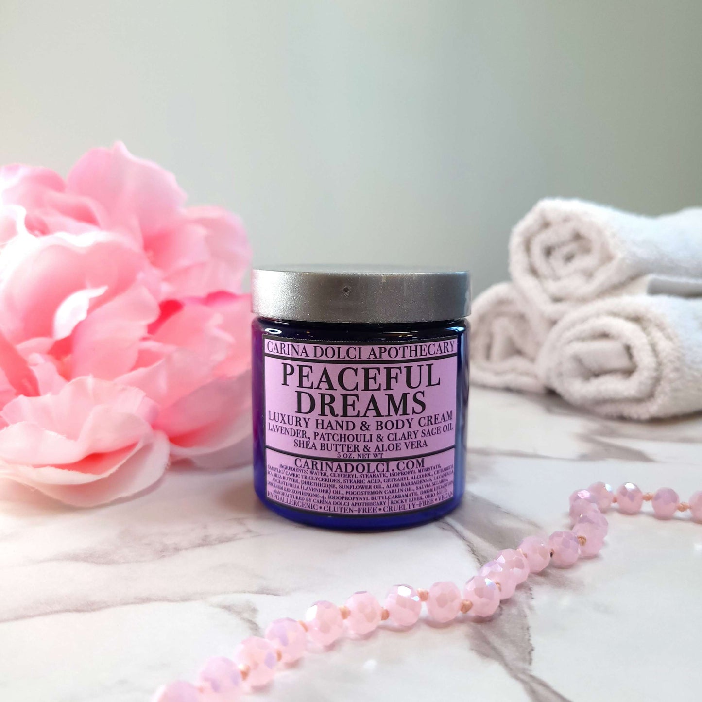 Peaceful Dreams | Aromatherapy Cream | 100% Pure Essential Oil image 0