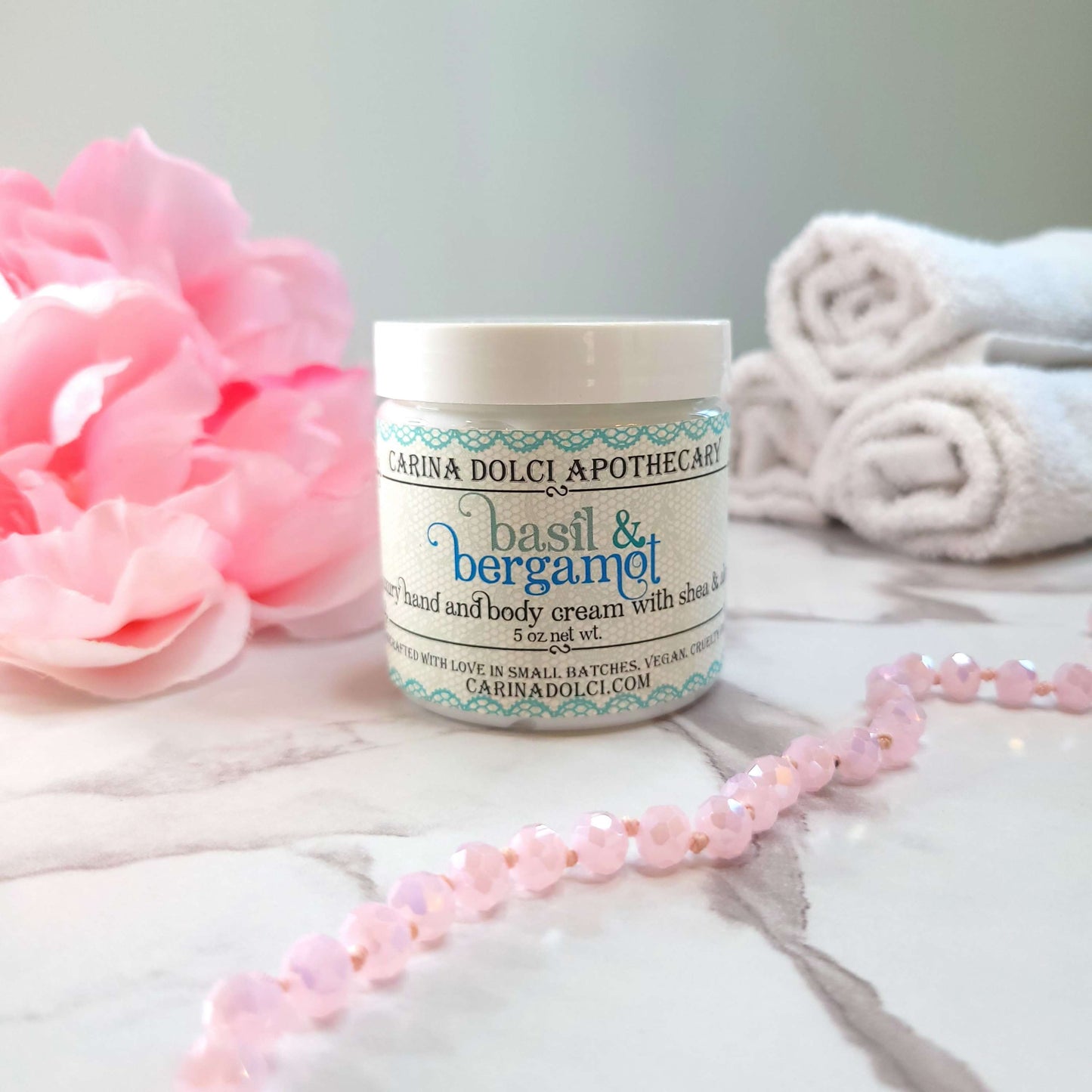 Basil & Bergamot | Luxury Hand and Body Cream image 0